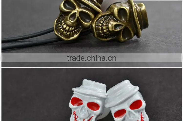 ULDUM wholesale skull professional design in-ear headphone