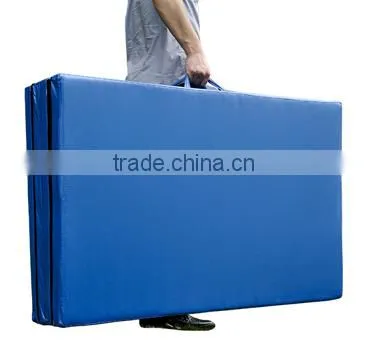 Thick Folding Personal Exercise Mat with Carry Handle