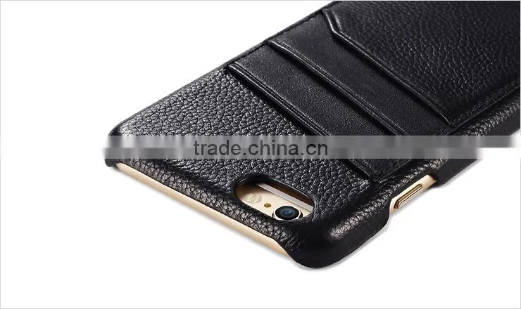 ICARER 2015 Wallet Leather Back Cover Case For Smartphone Iphone6 Plus