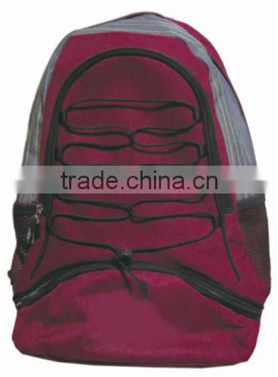 Fashion canvas soft backpack shopping bag