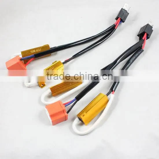 H4 LED Lamp Decoder Error Free Warning canceller adapter for A4