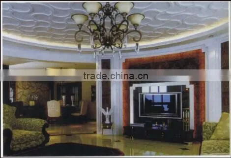FR33 PU wall plaques/wall roof trimps/Decorative PU moulding