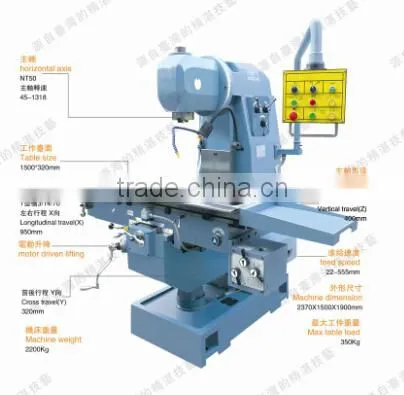 X5032 HOT SELLING vertical milling machine WITH CHEAP PRICE