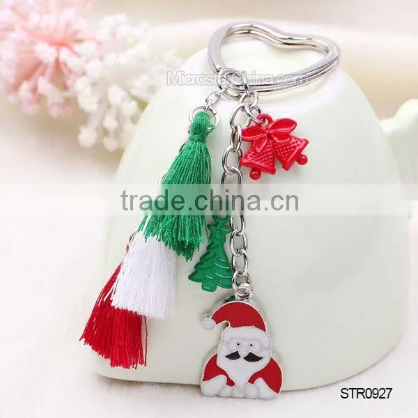 Lucky Gift Christmas Charm Tassel Key Chain