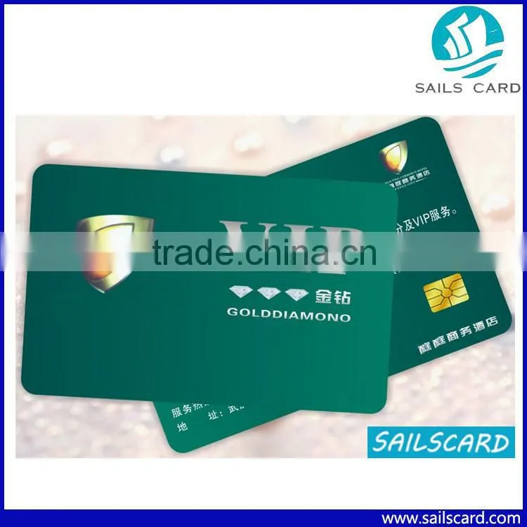 printing on two sides of Plastic VIP card CR80 size 0.76mm thickness