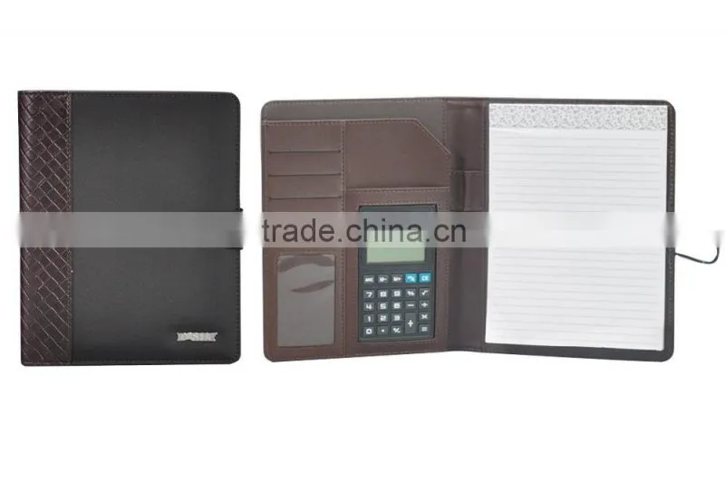 Hotsale portfolio,promotion portfolio,portfolio with calculator stationery office