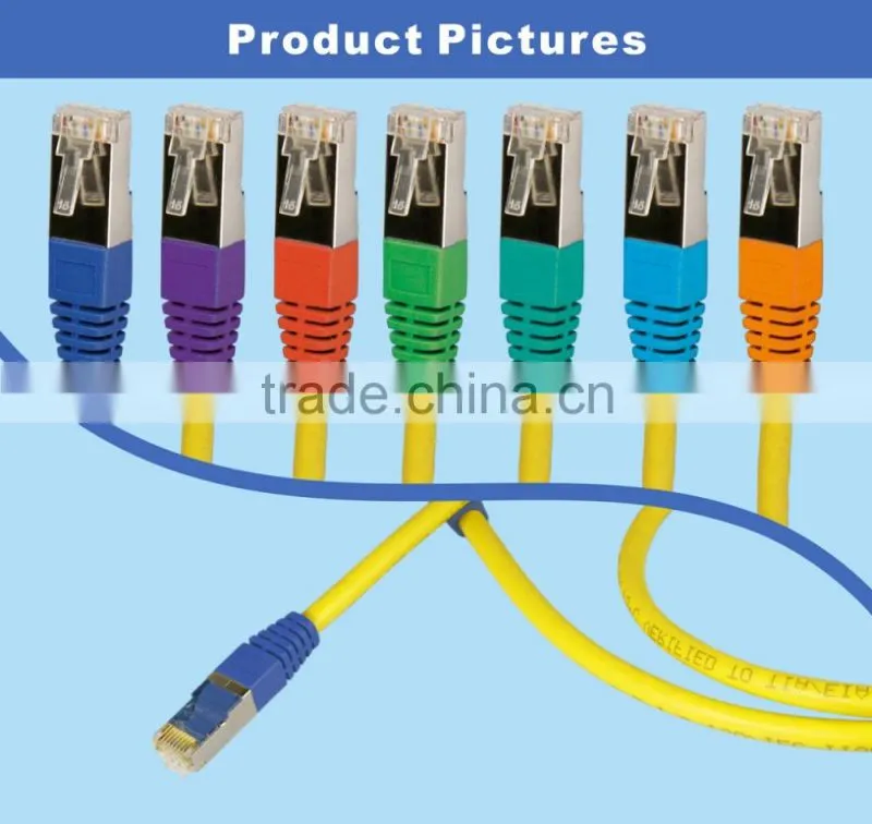 best selling products cat5e cat6 utp cable pach cord cat 7 3 meter cable ftp sftp network cable