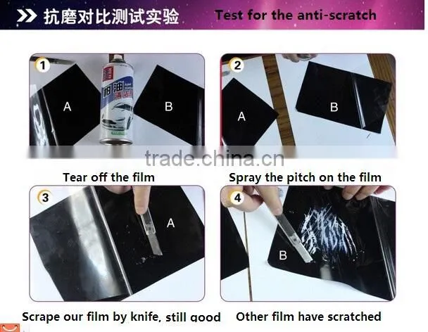 Removable sun shade static cling vinyl window film