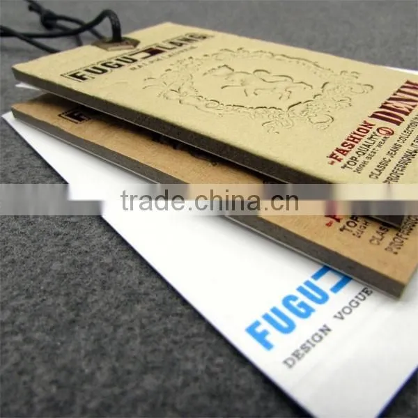 Thick Kraft Paper Hangtags For Clothing