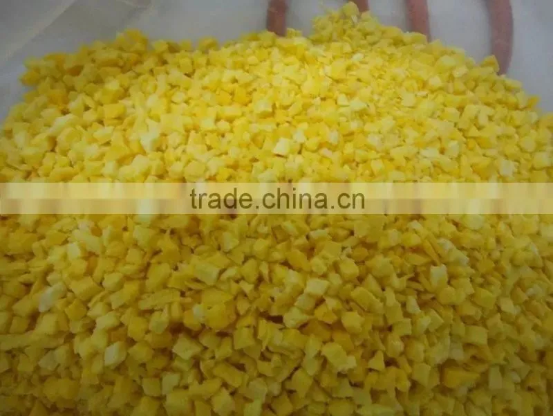 Frozen Dried FD Dried Fruit Dried Yellow Peache Dices