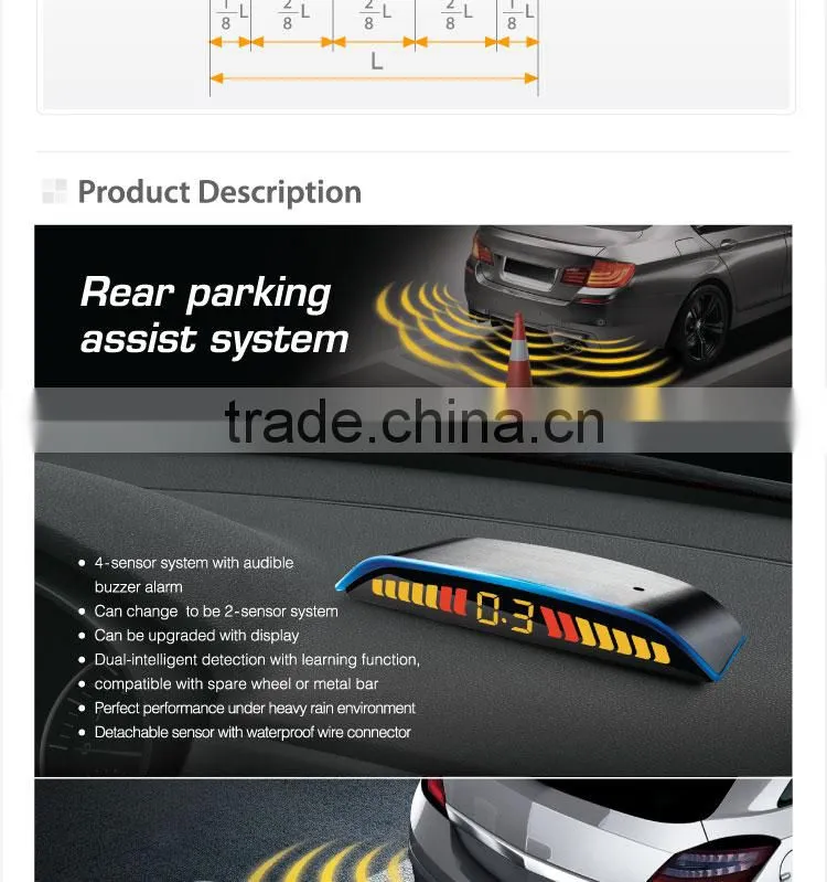 Steelmate PTS410M19 parking sensor, reverse parking sensors, parking assist system