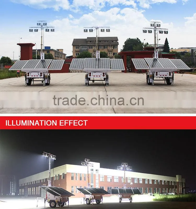 High lumen efficacy light tower uae for night lighting