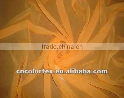 spun polyester high twist voile fabric for scarf 50s 60s 80s