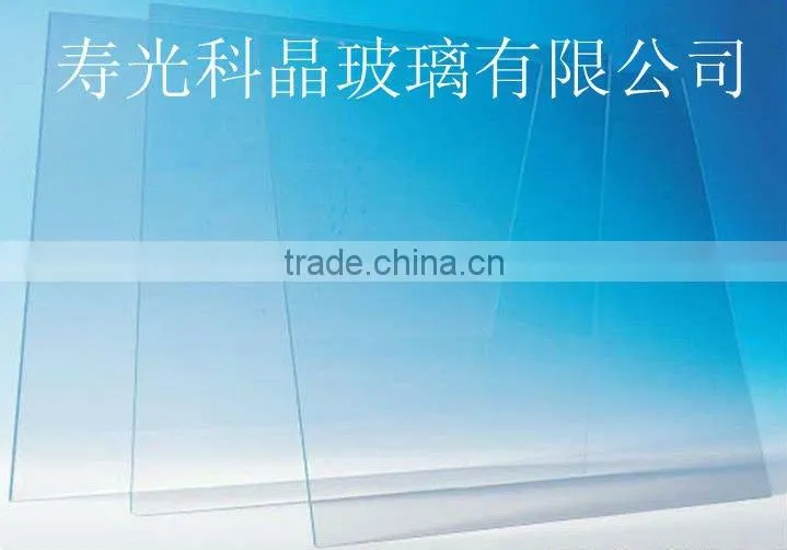 customized irregular shaped clear glass