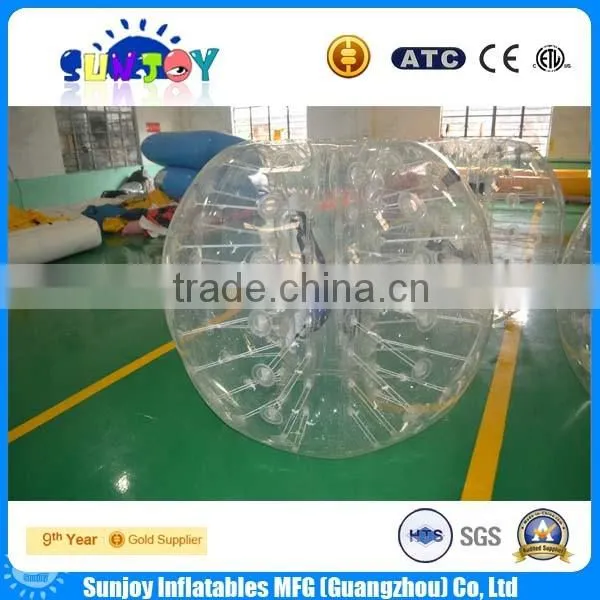 1.2m/1.5m/1.7m diameter kids&adults inflatable bumper ball, 0.8-1mm PVC/TPU bubble soccer football, body zorb ball