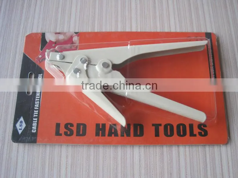 Automatic cable tie fasten tool,nylon cable tie installation tool,white colour