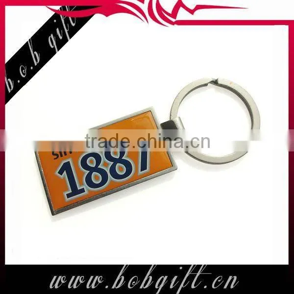 metal promotional custom insert keyrings