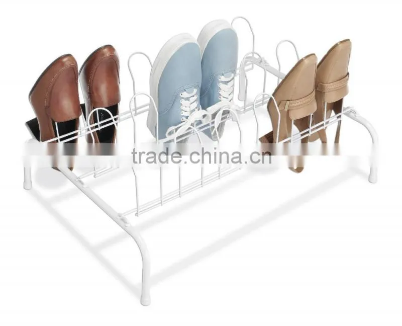 Icegreen 6-pair Metal Stackable Shoe Rack