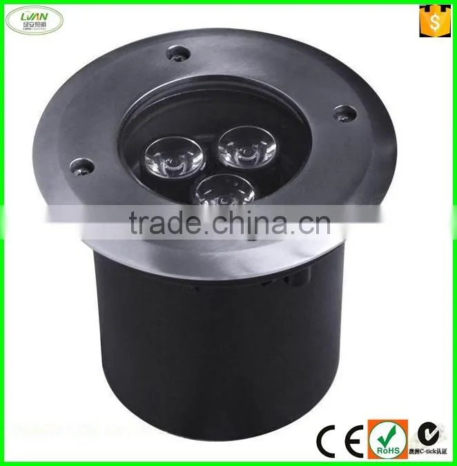 Top quality Stainless Stell Material Led Underground Light 3w for Public Parks