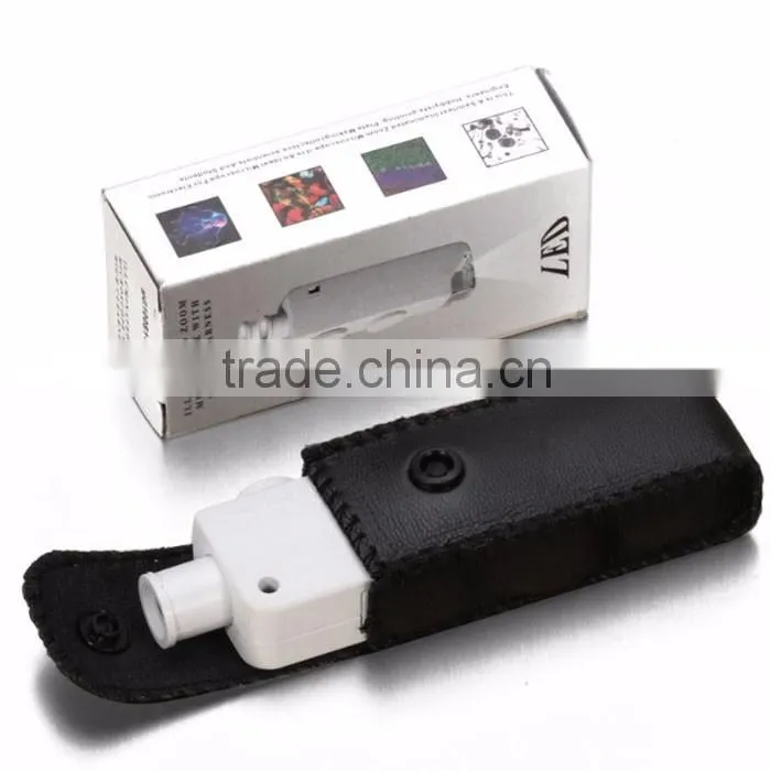 BIJIA MG10081-1A 160-200x zoom lens rectangular magnifying glass with light