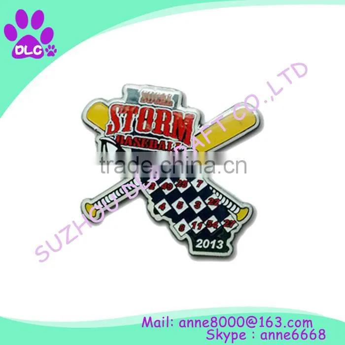 Gold baseball trading pins