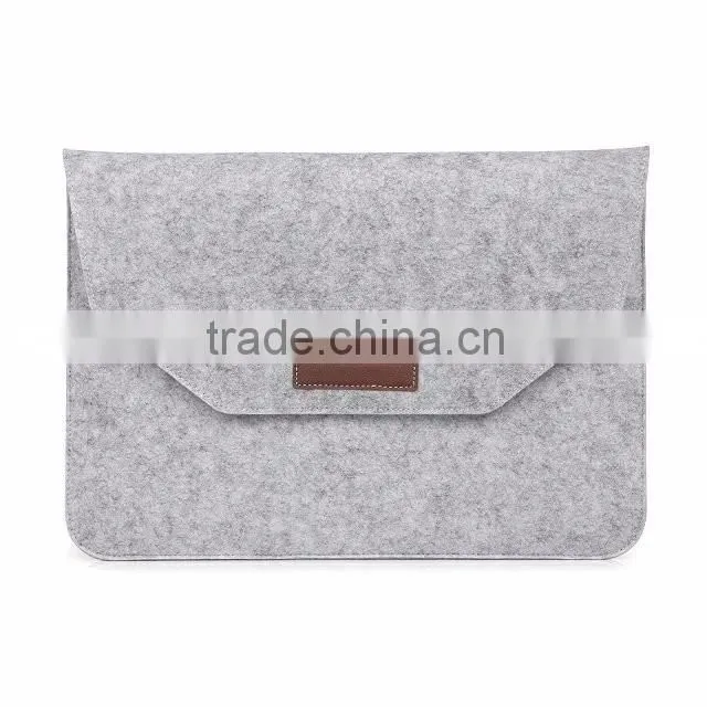 New For Macbook Wool Felt laptop sleeve 15inch Laptop bag, 2016 Trending Product