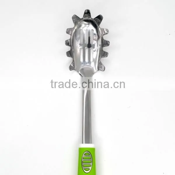 FDA LFGB Grade Hot sale popular commercial stainless steel pasta spoon