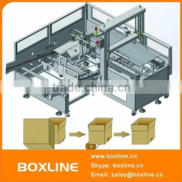 Industrial Automatic Case Erector Production Line