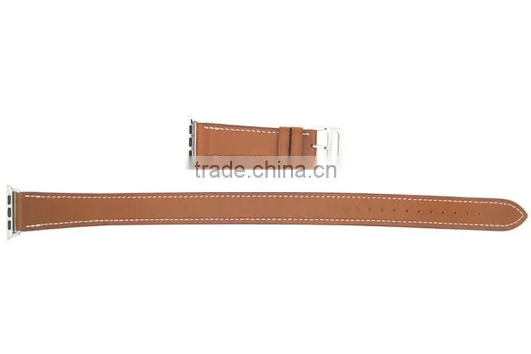 Beautiful and unique genuine leather watch hand band for iwatch