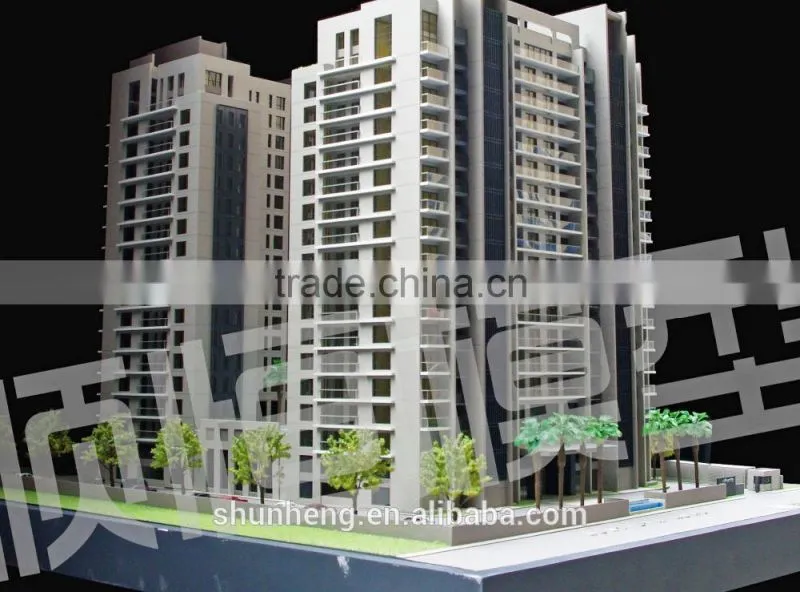 residential apartment house scale model maker for India client