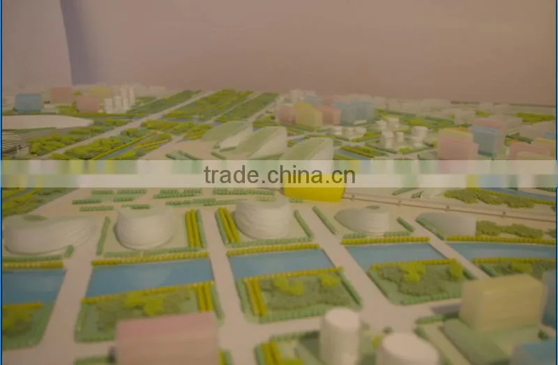 Scale 1/1000 City Programming Project Architectural Model Design