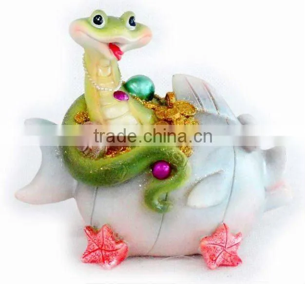 resin cartoon snake