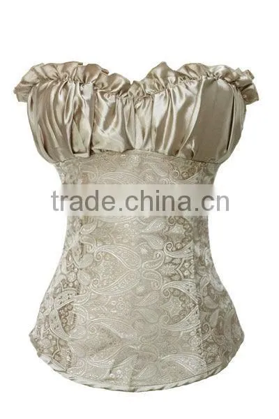 Vintage Style Beautiful Pattern New Fashion Hot Sexy Plus Size Overbust Corset