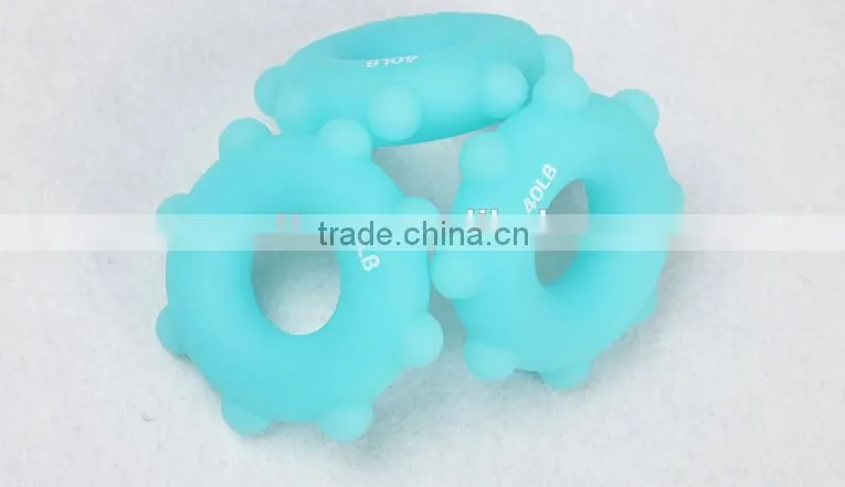 Newest Wholesale High Quality Exercise Equipment Colorful Eco-friendly Silicone Massage Gripping Ring