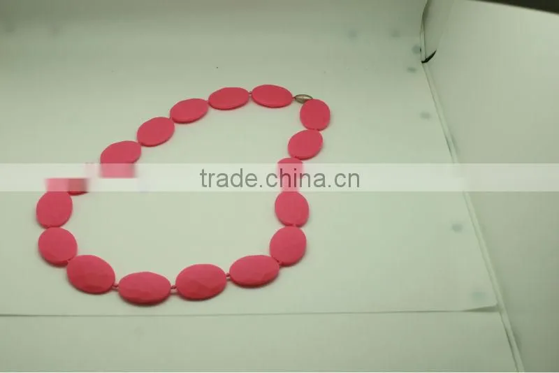 food grade baby teether necklace chewbeads style
