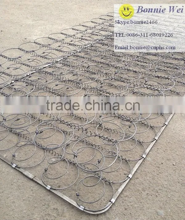 High tensile wire for spring blocks
