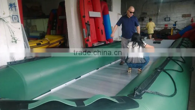 Shandong PVC hull inflatable boat for sale