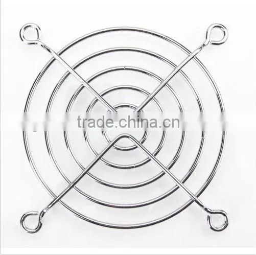 120 mm Fan Grill Chrome Metal Wire Finger Guard PC Case