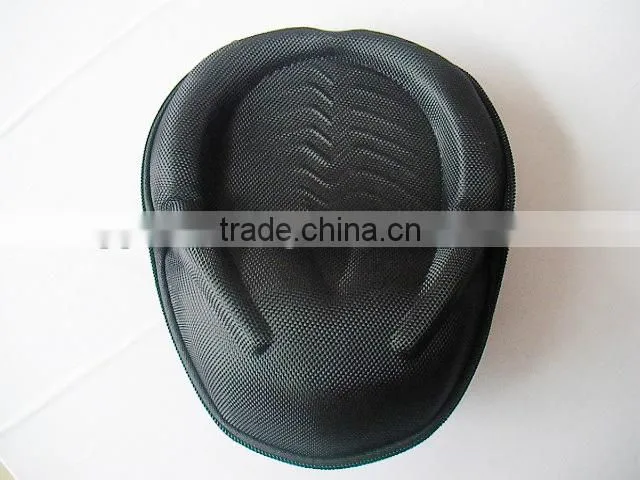 Cute good shape embossing logo eva headphone Packing hard bag