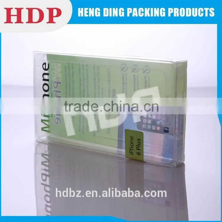 customized cheap plastic packaging box for phone case