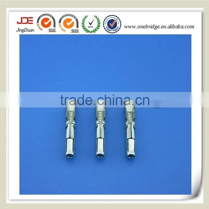 Supply brass with tin plated wire crimp pc board terminal