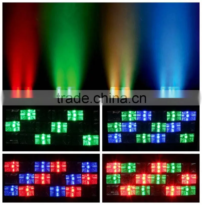 18pcs RGB Full Color LED Mini Strobe Light High Brightness strobe light Disco Party light
