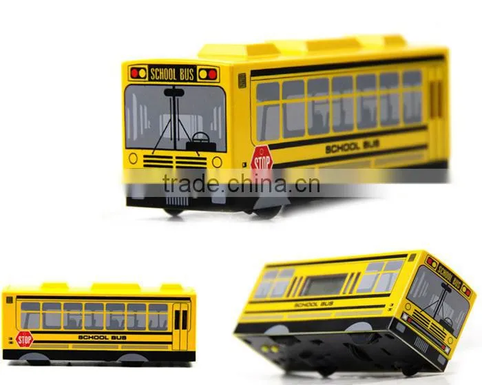 Smart Creative Auto Bus Alarm Clock ,Driving Car LCD Alarm Clock