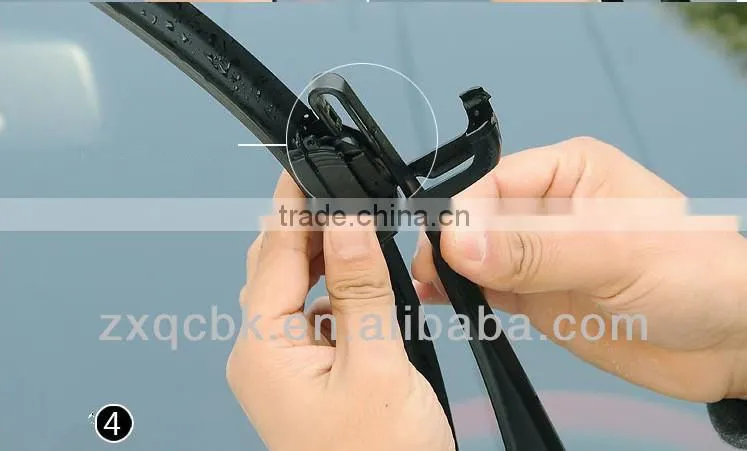 Direct sale ZX factory car universal wiper blade/automobile wiper blade/frameless wiper blade