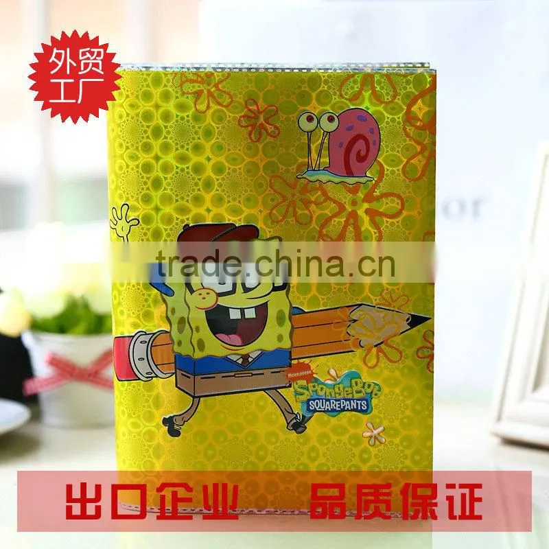 2015alibaba China Plastic High Quality cartoon Wholesale Cheapest PVC wholesale book cover
