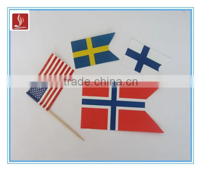 Decoration toothpick with flag