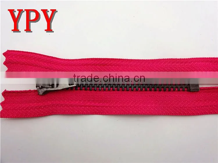 Y Teeth metal zipper factory price