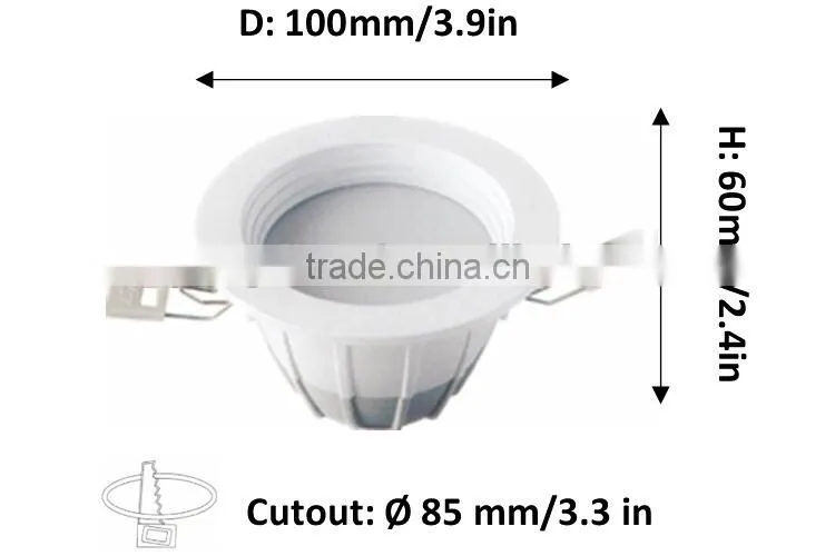 2015 Alibaba best selling 2.5inch unique design 4W led downlight build-in power supply ceiling recessed lamp