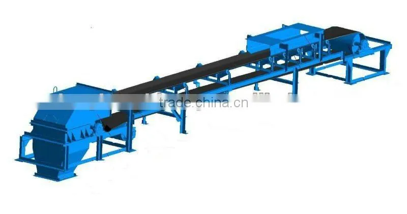 conveyor system for coal belt transfer handling