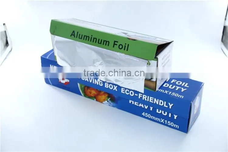 Silver Paper food Wrap barbecue bakeware aluminum foil sheet 150m